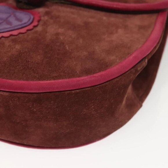 SAINT LAURENT Shoulder Bag Suede Brown Auth BA3599 - Picture 5 of 16